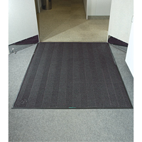 Tapis Waterhog Eco Elite, Essuie-pieds/grattoir, 3' x 5' x 3/8", Cendre grise M & M Nord Ouest Inc