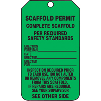 &eacute;tiquettes de s&eacute;curit&eacute; d'inspection et de contr&ocirc;le de l'&eacute;tat de l'&eacute;quipement, Papier cartonn&eacute;, 3-1/8" la x 5-7/8" h, Anglais M & M Nord Ouest Inc