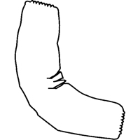 Sleeves, 18" long, Tyvek&reg; 400, White M & M Nord Ouest Inc