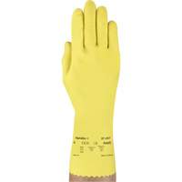 VersaTouch&reg; 297 Gloves, Size Medium/8, 12" L, Rubber Latex, Flock-Lined Inner Lining, 20-mil M & M Nord Ouest Inc