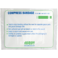 Pansement compressif grand format, 15" lo x 4-1/2" la M & M Nord Ouest Inc