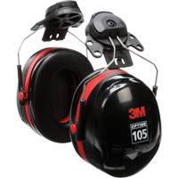 Peltor Optime 105 Series Earmuffs, Cap Mount, 27 NRR dB M & M Nord Ouest Inc