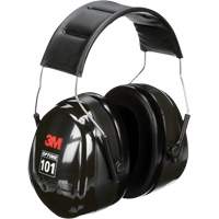 Peltor Optime 101 Series Earmuffs, Headband, 27 NRR dB M & M Nord Ouest Inc