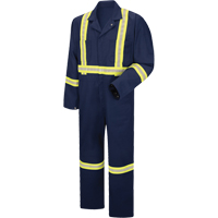 Enhanced Visibility Coveralls, Men's, Navy Blue, Size 38 M & M Nord Ouest Inc