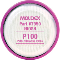 Disque filtre contre les particules, Filtre contre les particules/Filtre contre les particules avec suppresion de vapeurs nuisibles, Filtre N95/Vapeurs organiques/Gaz acides/P100/Filtre P100/Filtre R95 M & M Nord Ouest Inc