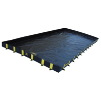 Rigid-Lock QuickBerm&reg;, 1795 gal. Capacity, 12' W x 20' L x 12" H, Stake Wall M & M Nord Ouest Inc