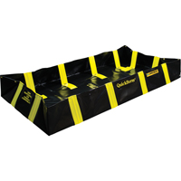 QuickBerm&reg; Containment Berm with Inside Wall Supports, 175 US gal. Capacity, 4' W x 6' L x 12" H, Snap-Up Bracket M & M Nord Ouest Inc
