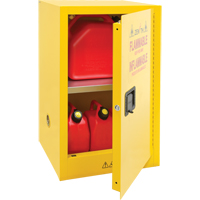 Armoire pour produits inflammables, 12 gal., 1 Porte(s), 23" La x 35" h x 18" p M & M Nord Ouest Inc