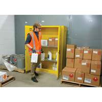 Armoire pour produits inflammables, 45 gal., 2 Porte(s), 43" La x 65" h x 18" p M & M Nord Ouest Inc