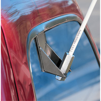 Tiges de s&eacute;curit&eacute; pour travaux l&eacute;gers Safety Whip, Fixation Fen&ecirc;tre, Hauteur 5', Orange M & M Nord Ouest Inc