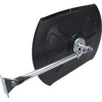 Roundtangular Convex Mirror with Telescopic Arm, 12" H x 18" W, Indoor/Outdoor M & M Nord Ouest Inc