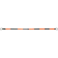 Barre pour cône de circulation rétractable, Longueur déployée de 7' 5'', Noir/Orange SDP614 | M & M Nord Ouest Inc