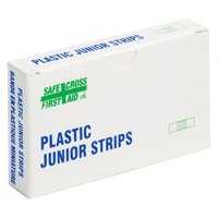 Bandages en bandes Juniors, Rectangulaire/carr&eacute;e, 1-1/2", Plastique, Non st&eacute;rile M & M Nord Ouest Inc