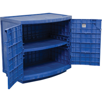 Polyethylene Corrosive/Acid Cabinet, 24 gal., 36" x 35" x 25" M & M Nord Ouest Inc