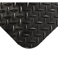 Smart Mats No.497, Diamond, 4' x 10' x 1", Black, PVC/Urethane M & M Nord Ouest Inc