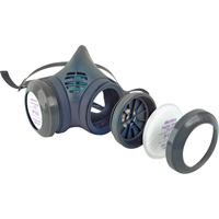 Respirateur &agrave; demi-masque assembl&eacute; de la s&eacute;rie 8000, &eacute;lastom&egrave;re/Thermoplastique, Moyen M & M Nord Ouest Inc