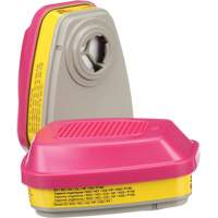 Cartouches pour respirateur s&eacute;rie 6000, Cartouche gaz/vapeur, Vapeurs organiques/Gaz acides/P100 M & M Nord Ouest Inc