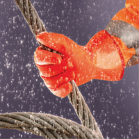 Gants Polar Grip 23-700, 9/Grand, R&ecirc;vetement PVC, Enveloppe en Nylon M & M Nord Ouest Inc