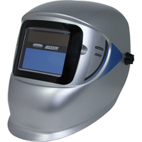 WH40 Variable ADF Welding Helmet, 3.77" L x 1.65" W View Area, 9 - 13 Shade Range, Silver M & M Nord Ouest Inc