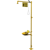 Combinaison de douche d'urgence & douche oculaire Halo M & M Nord Ouest Inc