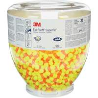Refill E-A-Rsoft SuperFit One Touch Earplugs, Bulk - Canister M & M Nord Ouest Inc