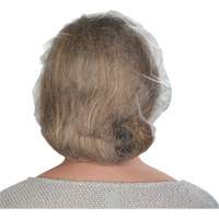 Bonnets bouffants non tiss&eacute;s, Polypropyl&egrave;ne, 21"/Grand, Blanc M & M Nord Ouest Inc