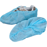 Couvre-chaussures, Grand, Polypropylène, Bleu SEC389 | M & M Nord Ouest Inc