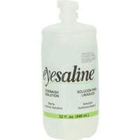 Saline Eyewash Bottles, Full Bottle, 32 oz. M & M Nord Ouest Inc