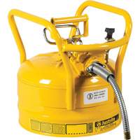 D.O.T. AccuFlow Safety Cans, Type II, Steel, 2.5 US gal., Yellow, FM Approved M & M Nord Ouest Inc