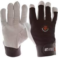 Gants antivibrations Air Glove, Taille Moyen, Paume Cuir perl&eacute; M & M Nord Ouest Inc