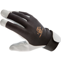 Gants antivibrations Air Glove, Taille Moyen, Paume Cuir perl&eacute; M & M Nord Ouest Inc