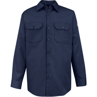 Flame-Resistant Work Shirts, Small, Navy Blue M & M Nord Ouest Inc