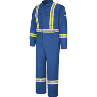 Flame-Resistant Premium Coveralls with Reflective Trim, Size 38, Royal Blue, 12.2 cal/cm² M & M Nord Ouest Inc