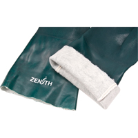 Double Dipped Green Gloves, 14" L, PVC, Cotton Jersey Inner Lining, 70-mil M & M Nord Ouest Inc