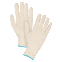 Gants en tricot d'usage standard, Poly/coton, Calibre 7, T-Grand M & M Nord Ouest Inc