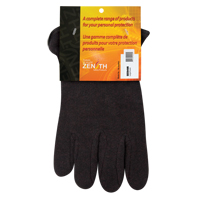 Gants de jersey, Grand, Brun, Molleton rouge, &agrave; enfiler M & M Nord Ouest Inc