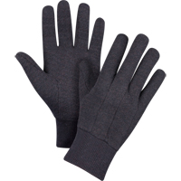 Gants de jersey, Grand, Brun, Non doubl&eacute;, Poignet en tricot M & M Nord Ouest Inc