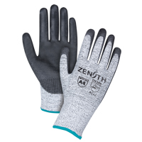 Gants &eacute;lastiques sans coutures r&eacute;sistants &agrave; la coupe, Taille T-Grand/10, Calibre 13, Rev&ecirc;tement Polyur&eacute;thane, Enveloppe en PEHP, ANSI/ISEA 105 niveau 4/EN 388 niveau 5 M & M Nord Ouest Inc
