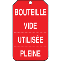 &eacute;tiquettes de s&eacute;curit&eacute; d'inspection et de contr&ocirc;le de l'&eacute;tat de l'&eacute;quipement, Papier cartonn&eacute;, 3-3/8" la x 5-7/8" h, Français M & M Nord Ouest Inc