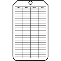 &eacute;tiquettes de s&eacute;curit&eacute; d'inspection et de contr&ocirc;le de l'&eacute;tat de l'&eacute;quipement, Papier cartonn&eacute;, 3-1/8" la x 5-7/8" h, Français M & M Nord Ouest Inc