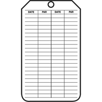 &eacute;tiquettes de s&eacute;curit&eacute; d'inspection et de contr&ocirc;le de l'&eacute;tat de l'&eacute;quipement, Papier cartonn&eacute;, 3-1/8" la x 5-7/8" h, Français M & M Nord Ouest Inc