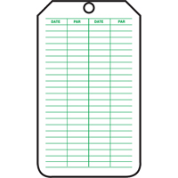 &eacute;tiquettes de s&eacute;curit&eacute; d'inspection et de contr&ocirc;le de l'&eacute;tat de l'&eacute;quipement, Papier cartonn&eacute;, 3-1/8" la x 5-7/8" h, Français M & M Nord Ouest Inc