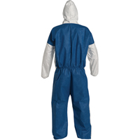 Hooded Coveralls, 4X-Large, Blue/White, Tyvek&reg; 400 D M & M Nord Ouest Inc