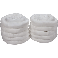 Remblais tubulaire absorbant, Huile seulement, Absorption 45 gal., 3" la x 10' lo, Pqt de 10 M & M Nord Ouest Inc