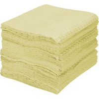 Premium Fine Fiber Sorbent Pads, Hazmat, 15" x 17", 30 gal. Absorbancy M & M Nord Ouest Inc
