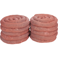 Remblais tubulaires absorbants, Mati&egrave;res dangereuses, Absorption 45 gal., 3" la x 10' lo, Pqt de 10 M & M Nord Ouest Inc
