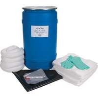 Shop Spill Kit, Oil Only, Drum, 30 US gal. Absorbancy M & M Nord Ouest Inc