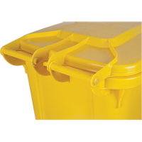 Yellow Mobile Container, Polyurethane, 63 Gallons/63 US gal. M & M Nord Ouest Inc