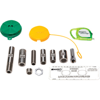 Trousse de mise &agrave; niveau pour douche oculaire/faciale Axion Advantage avec t&ecirc;te de douche oculaire/faciale en plastique ABS vert M & M Nord Ouest Inc