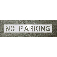 Parking Lot Stencils, Pictogram, 4" x 3" SEI881 | M & M Nord Ouest Inc